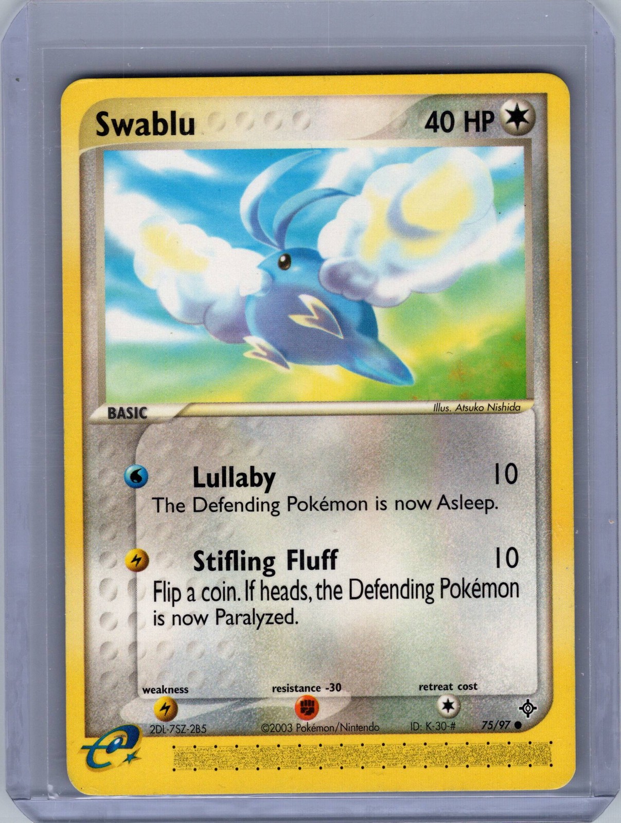 Swablu 75/97 EX Dragon Common WOTC LP