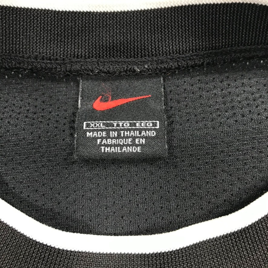 Vintage Nike Shirt Men's 2XL XXL Black Mesh Short Sleeve 90s Tee Sports Hip Hop thumbnail 2
