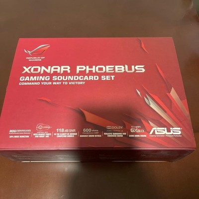 ASUS XONAR PHOEBUS Gaming Sound Card 7.1 PCIe Headphone Amp Used