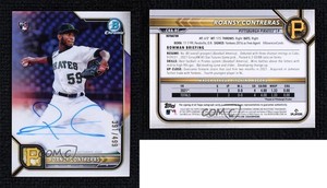 2022 Bowman Chrome Rookie Refractor /499 Roansy Contreras #CRA-RC Auto RC