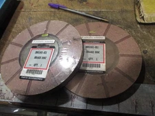 (2) INTERNATIONAL BRAKE DISCS NEW TISCO #395161R1, FITS 354, 364, 384, 424, 444,