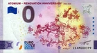 Zero Euro Note - 0 Euro - Belgium - Atomium - Renovation Anniversary 2026-5 Si