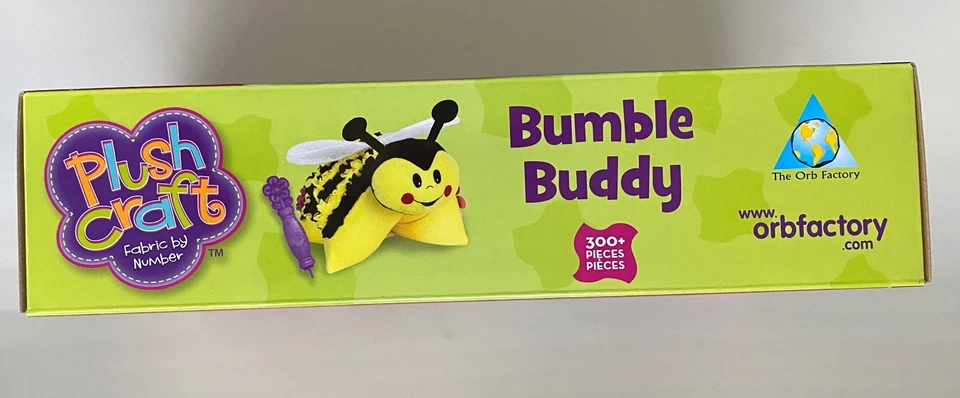 Kit de almohada artesanal de felpa Bumble Buddy tela de fábrica orbe por número edades 4+ nuevo Foto 4 de 4