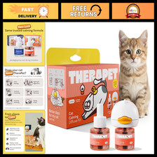 60-Day Cat Calming Diffuser - Pheromone Stress Relief for Pee Spraying, Fighting
