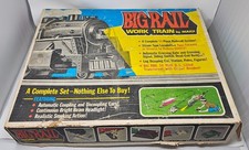 Vintage Marx O Scale Big Rail Work Train Set 51350 w/ Original Box AS-IS
