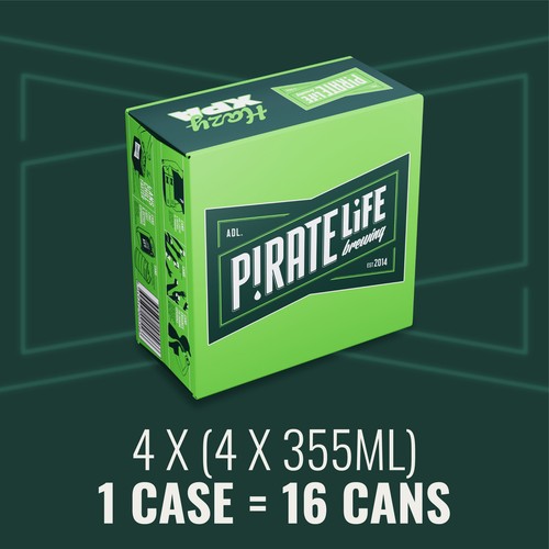 Pirate Life Hazy XPA, Pale Ale Beer, Full & Fresh Beer, Fruity Characters, 355mL - Picture 3 of 5