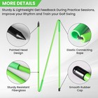 Green Golf Alignment Sticks 2 Pack- Collapsible Golf Practice Rods for Aiming — photo 3