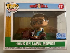 Funko Pop! Rides King of the Hill Hank on Lawn Mower #131 Exclusive Vinyl Figure