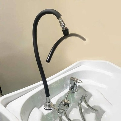 Schwarzer Wasserfallbrausekopf Korrosionsbeständig Wasserfall-Duschkopf