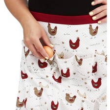 Farmhouse Chicken Egg Collecting  Gathering Apron 12 Pockets Adult Size 