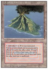 MTG English Volcanic Island NM Normal Revised