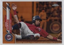 2020 Topps Chrome Orange Refractor 9/25 Eddie Rosario #78 sy5