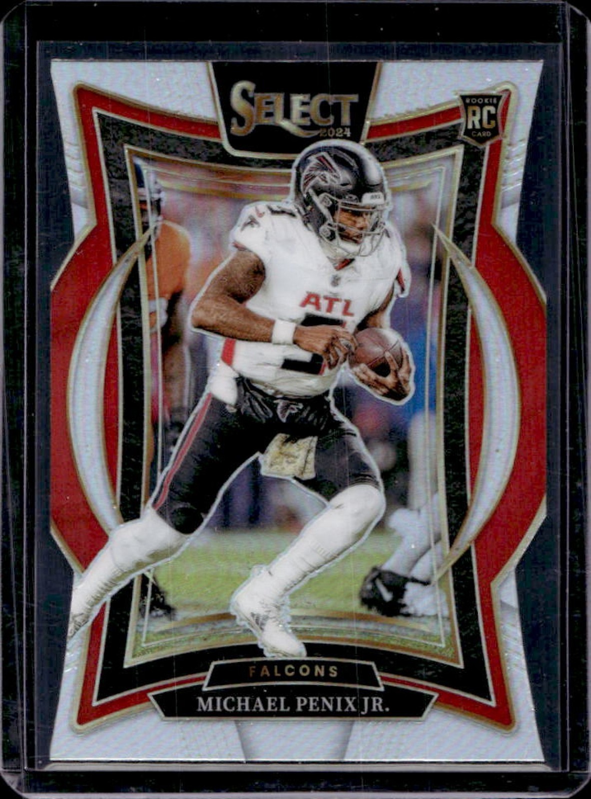 2024 Select Michael Penix Jr. Concourse RC Silver Prizm Die-Cut #80 Falcons