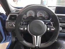 For BMW M2 M3 M4 M5 F87 F80 F82 Steering Wheel Trim Cover Real Dry Carbon Fiber
