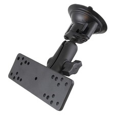 RAM Twist-Lock Suction Cup 1" Ball Mount with Universal Electronics Plate