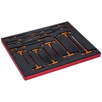 Bahco Fit&Go 3/3 Schaumstoffeinlage Satz Schraubendreher - 17-Tlg.
