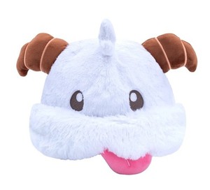 Poro Plush Hat Official League of Legends Rare Find Soft & Fuzzy (H)