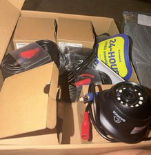 SANNCE 1080P Wired Security Camera System, 8CH CCTV 2MP 5-in-1 DVR With 1TB