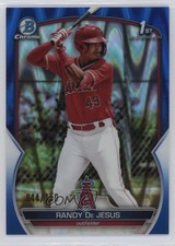 2023 Bowman Chrome Prospects Blue RayWave Refractor 44/150 Randy De Jesus 0i40