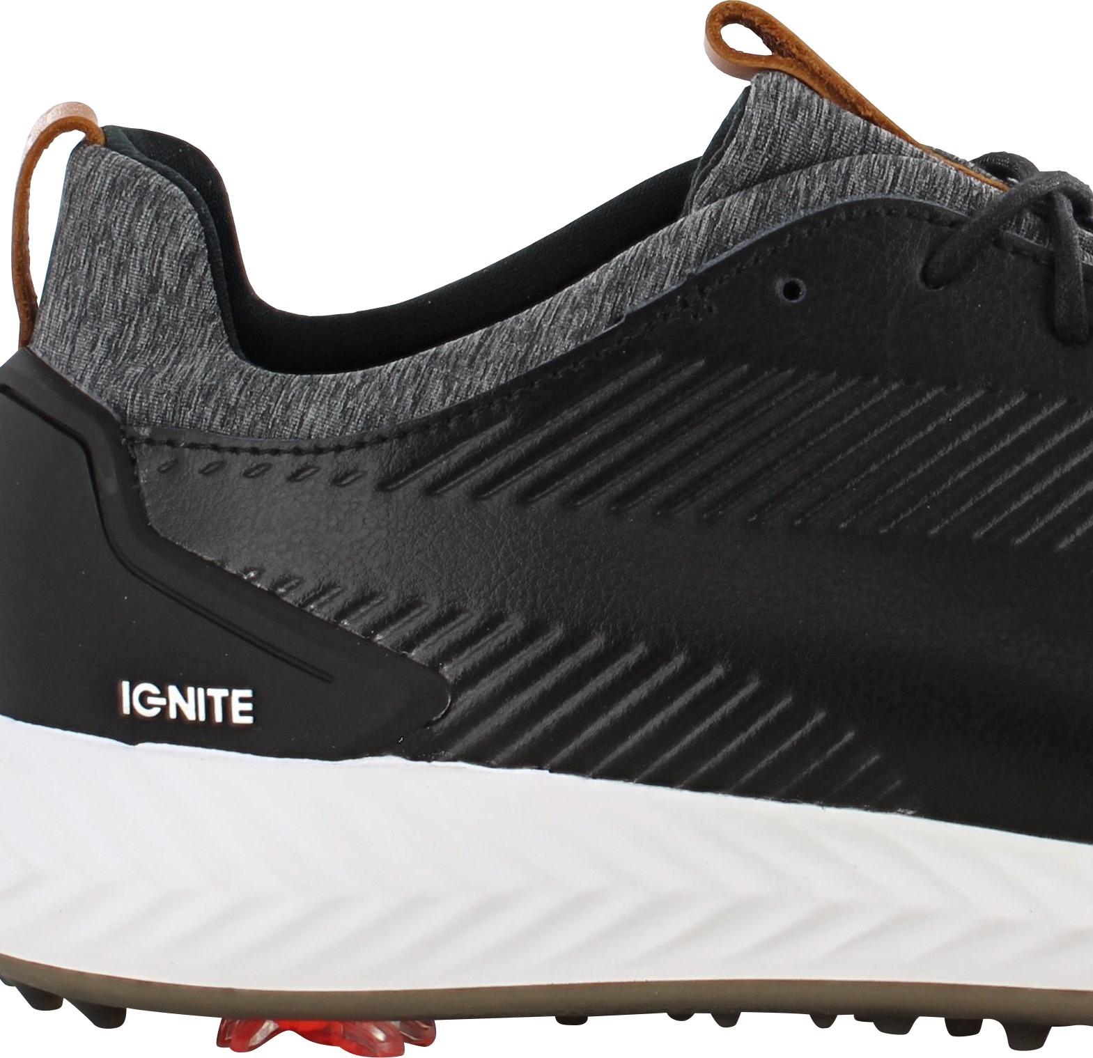 Puma Ignite PWRAdapt Leather 2.0 192989-02 Black Men Golf Shoes