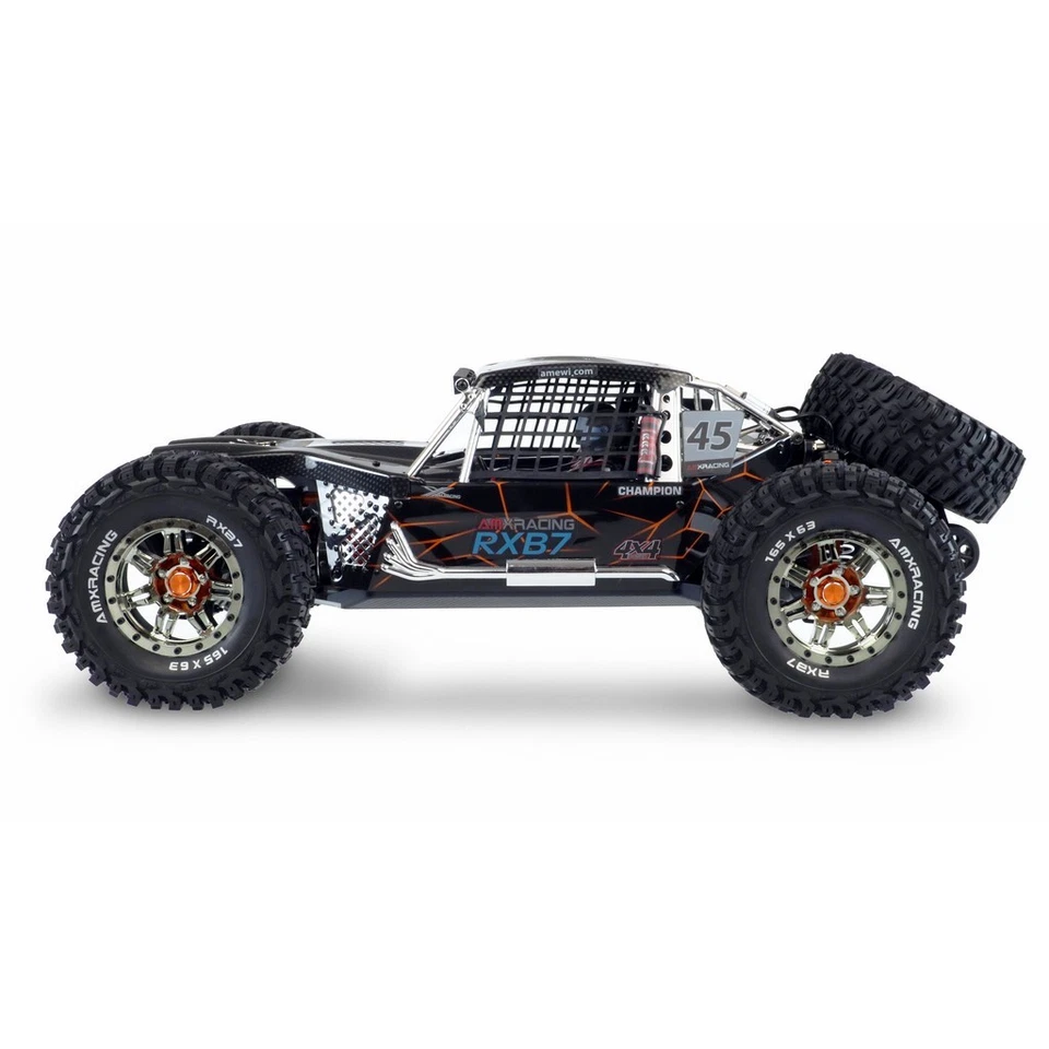 Amewi 22553 AMXRacing RXB7 Buggy 1:7 4WD RTR inkl. 2x 3S LiPo + Lader - schwarz - Bild 3 von 4