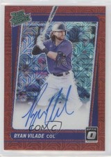 2021 Panini Donruss Optic Red Mojo Prizm 30/99 Ryan Vilade #RPS-RV Auto 0a3