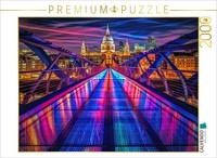 Calvendo Puzzle Millennium Bridge, London | 2000 Teile Lege-GrößE 90 × 67 Cm Fot
