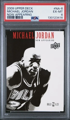 2009-10 Upper Deck - Now Appearing Michael Jordan #NA-6 RARE CARD PSA 6