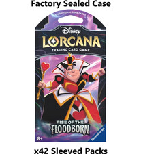 Disney Lorcana TCG: Rise of the Floodborn Factory Sleeved Booster Case x42 packs