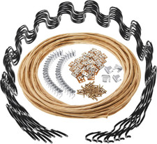 8 Pcs 25" Couch Upholstery Spring Repair Replacement Kit - 8 Heavy-Duty Springs,