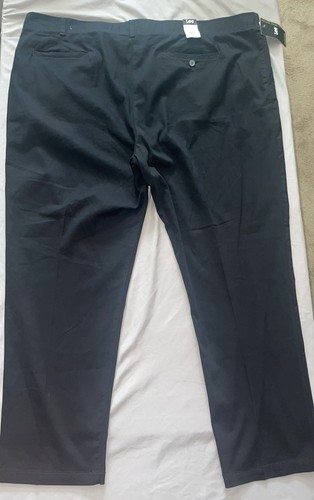 LEE Extreme Motion 54X32 Relaxed Taper Fit Pants Performance Stretch Black Khaki - Picture 5 of 5
