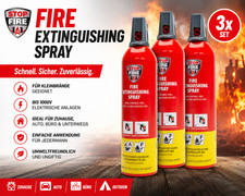 REINOLDMAX Feuerlöschspray, Stop Fire, Feuerlöscher 750 g, 3 Stück 044040