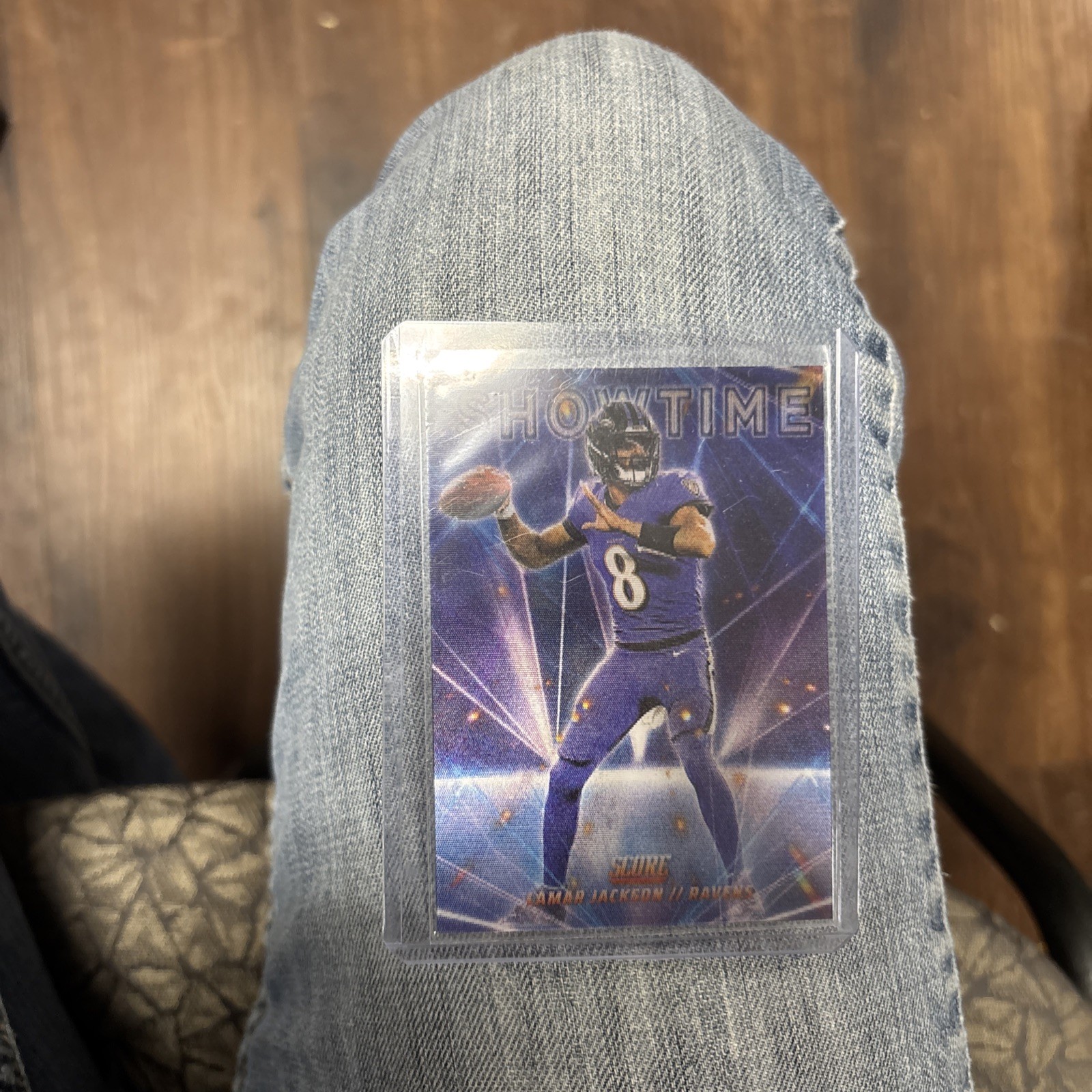 2025 Panini Score Lamar Jackson Showtime CASE HIT SSP 3D Lenticular Ravens QB