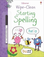 Wipe-clean Starting Spelling Jane Bingham Paperback Usborne Publi