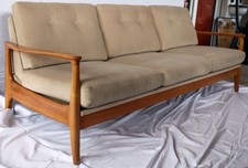 Sofa Couch Eugen Schmidt Soloform Mid Century Danish Design Vintage Daybed