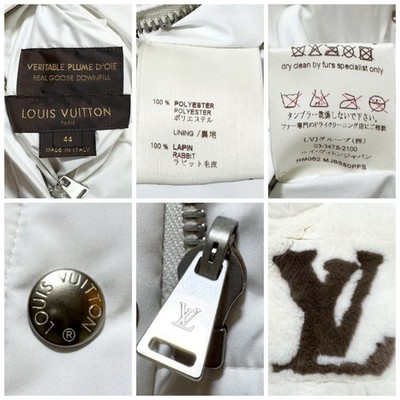 Authenc Rare Color Runway Louis Vuitton Rabbit Fur Reversible Down