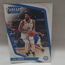 Panini 2018-19 Threads Joel Embiid #1 Philadelphia 76ers