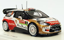 1/43 CITROEN DS 3 WRC #3 3RD MONTE CARLO 2014 MEEKE NAGLE SPARK S3788 RARE