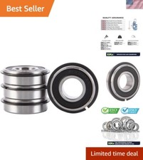 4 Pack Bearing ID 5/8" x OD 1-3/8" x Width 7/16", Replacement for Go Kart, Mi...