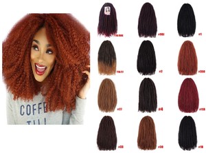 Braid Hair Extension Synthetic Senegalese Ombre Afro Kinky And