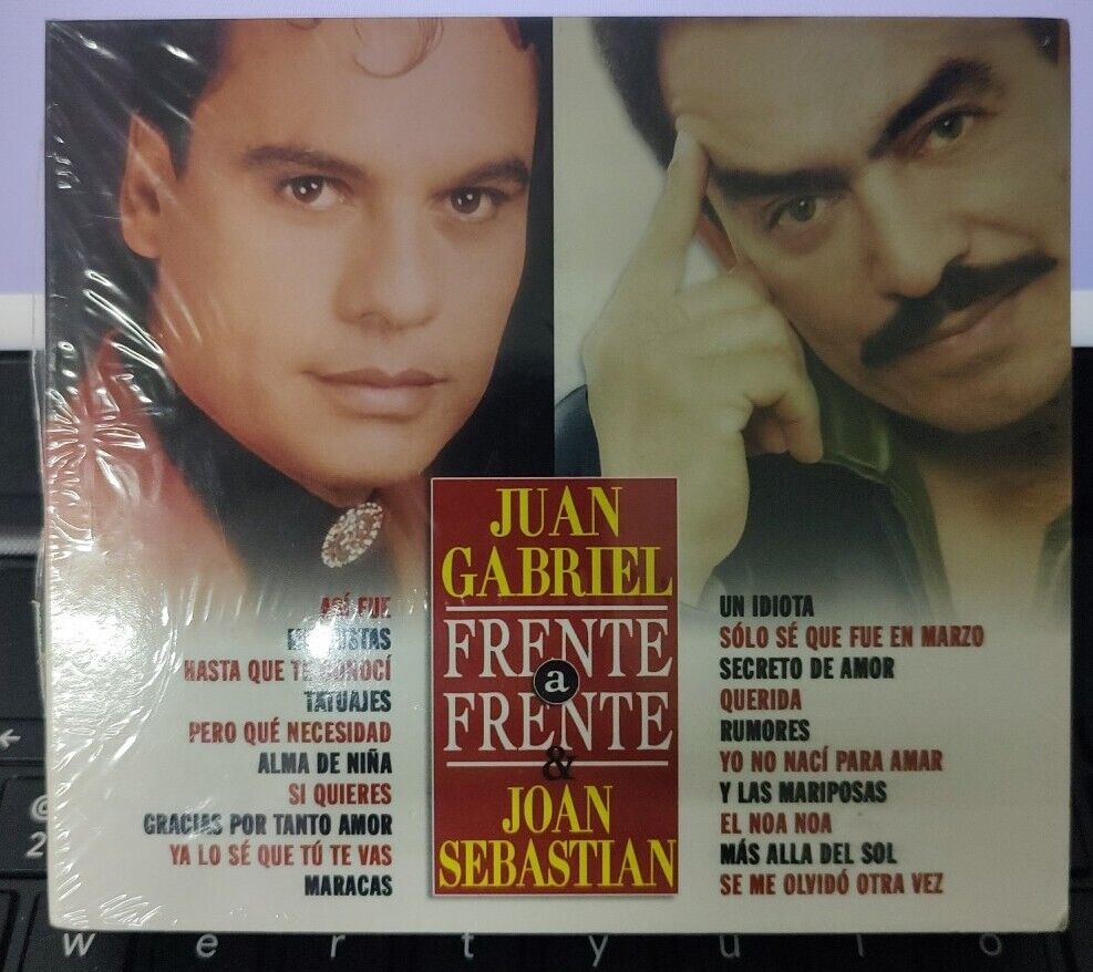 Juan Gabriel, Joan Sebastian - Frente a Frente, (CD+DVD) Brand New FREE SHIPPING