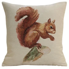18x18 In Squirrel Pillow Cover Sofa Cushion Case Decorative Throw Covers
