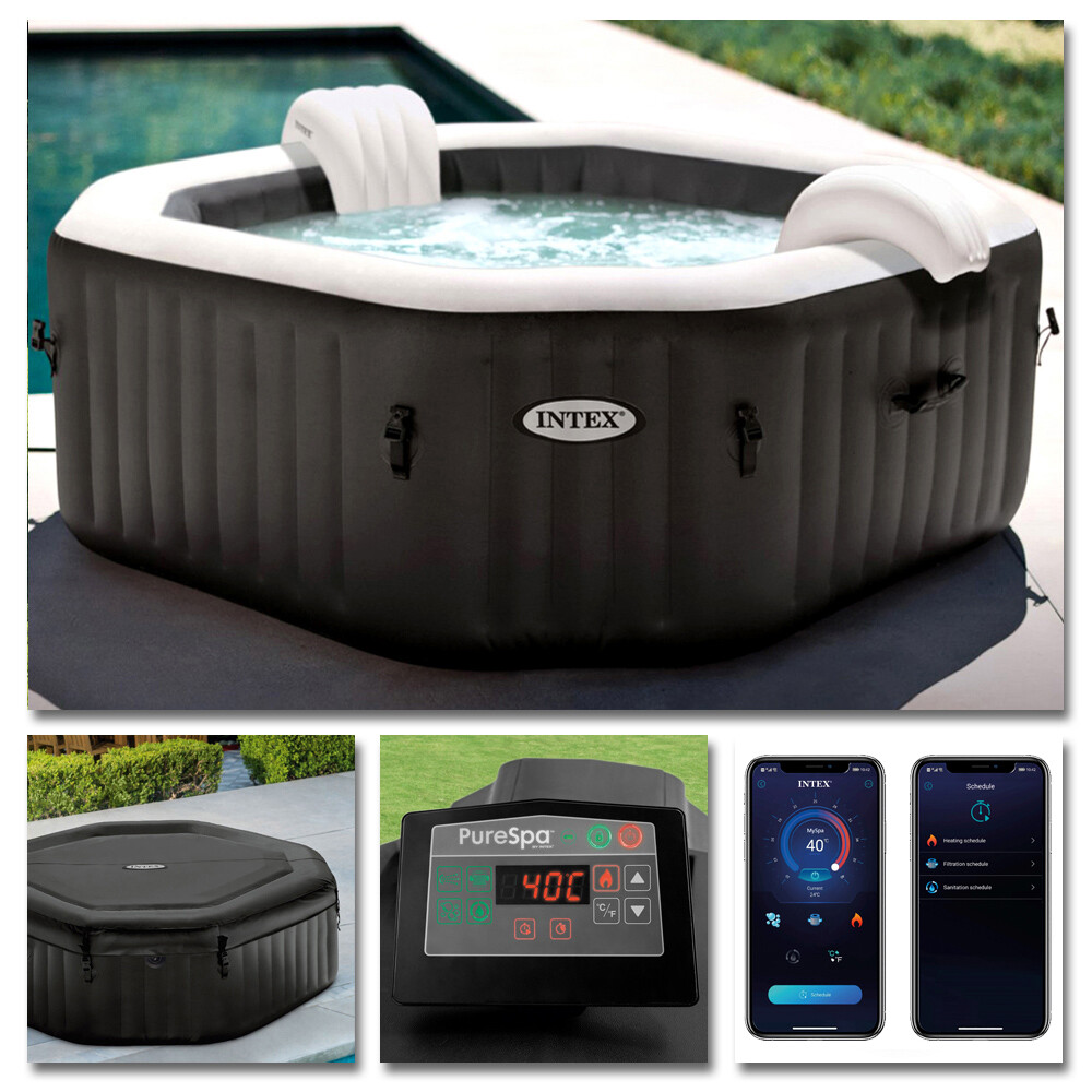 Basen Intex 28458 Pure Spa 79 Octagon Bubble Jet INTEX Whirlpool