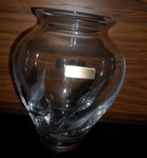 Nachtmann - Bleikristall-Blumenvase - Kelchform - mit Blumenmuster-