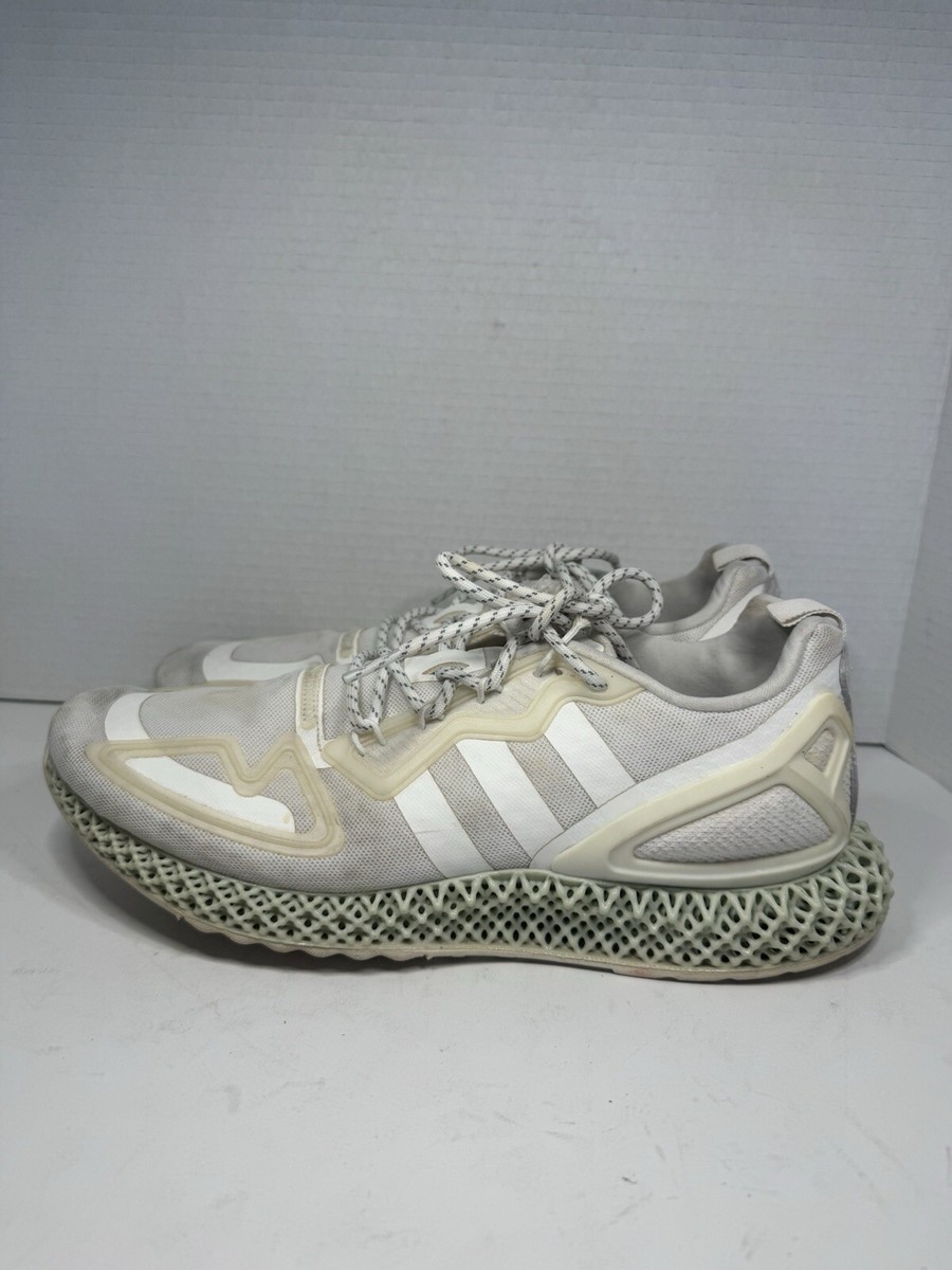 スニーカー ADIDAS Men Sneakers JS0746NY FW WHITE Adidas ZX 2K 4D Men's Size 9.5 Triple White Athletic
