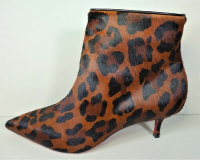 Louboutin SO KATE BOOTY 55 Pony Leopard ankle boot
