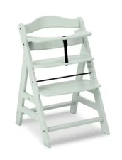 hauck Alpha+ Grow Along Adjustable Wooden Highchair, Beechwood, White