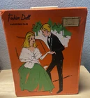 Vintage Fashion Doll Vinyl Orange Barbie Carrying Case Wardrobe Clothes Storage