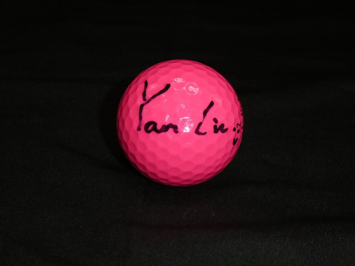 Yan Liu Hand Signed Callaway Golf Ball Signature LPGA Autograph | eBay