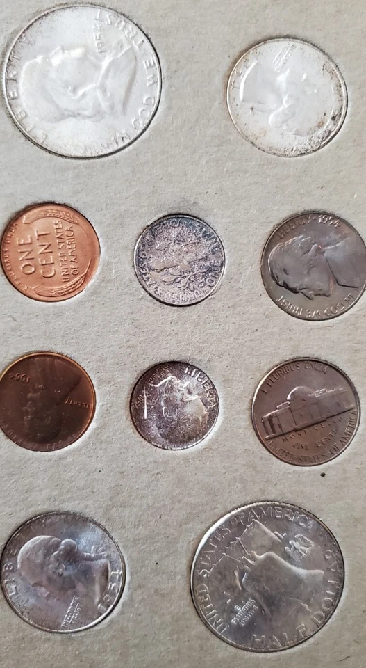 1954 PDS Double Mint Set (30) Uncirculated Original Toning see pics. Our t1915 - Image 2 of 4